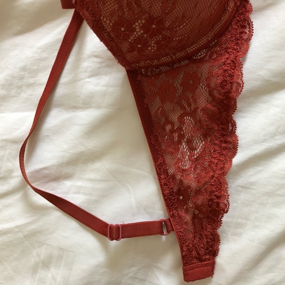 GILLIGAN&O’MALLEY red lace push up bra - Picture 5 of 5